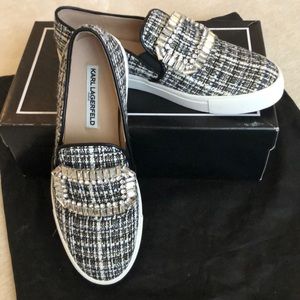 NIB Boucle slip-on sneakers, 8.5 Karl Lagerfeld